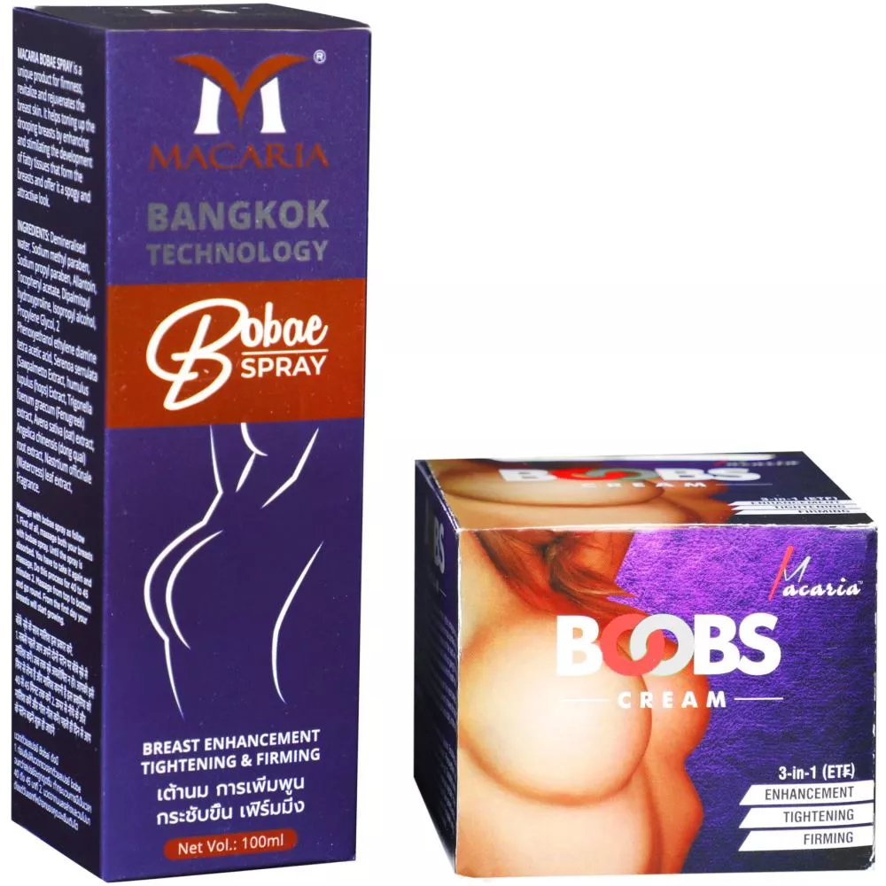 Buy Macaria Boobs Tightening Cream & Boobs Spray Sexual