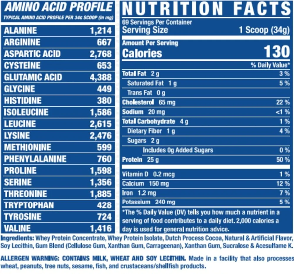 Ronnie Coleman King Whey Protein Chocolate Brownie (5lb)
