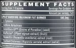 Nutrex Research Lipo 6 Hardcore Fat Burner (60cap)