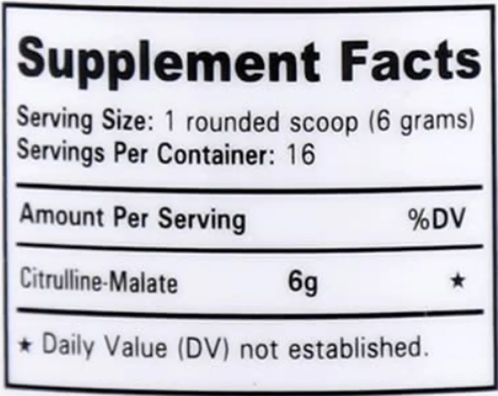 Nutrition Planet Citrulline Malate Unflavored (100g)