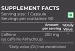 Nutrition Planet Caffeine Capsules Unflavored (90cap)