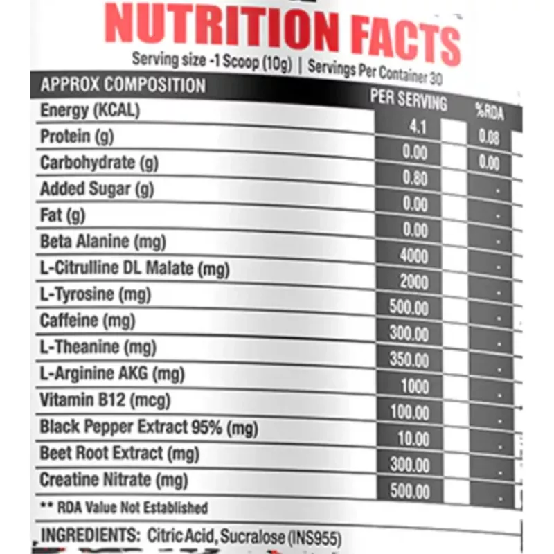 product specification