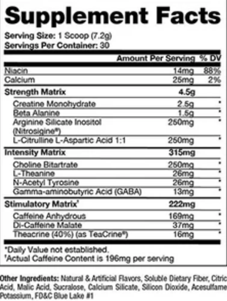 Prosupps Mr Hyde Signature Pre Workout Powder Blue Razz Popsicle (30Serving)