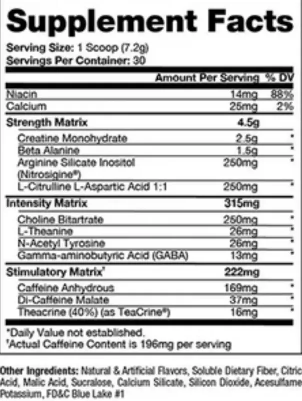 product specification