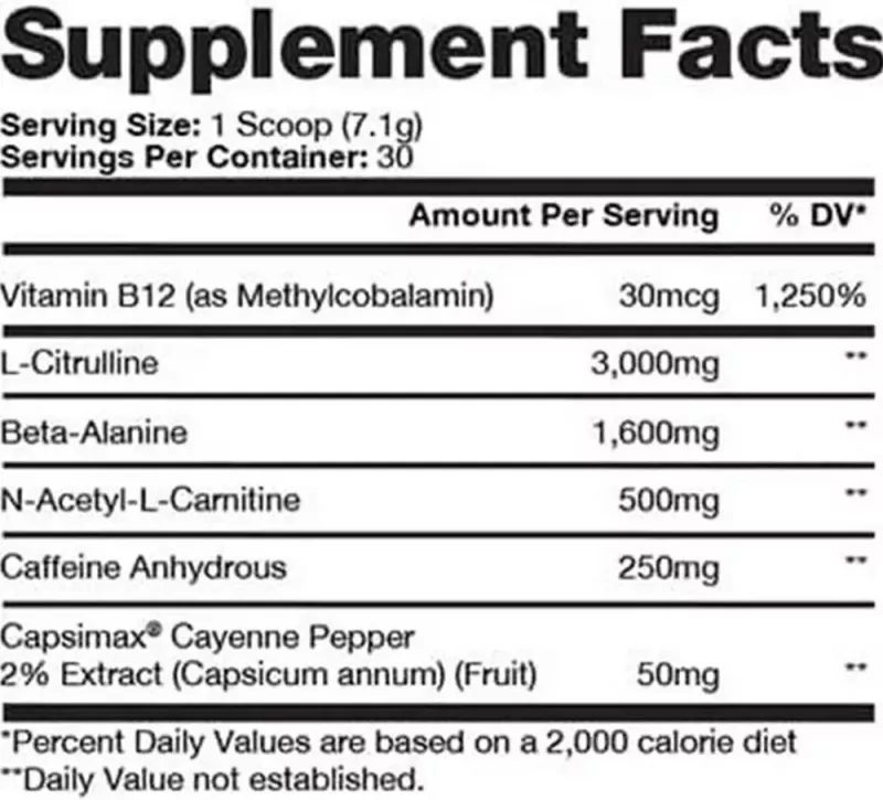 product specification