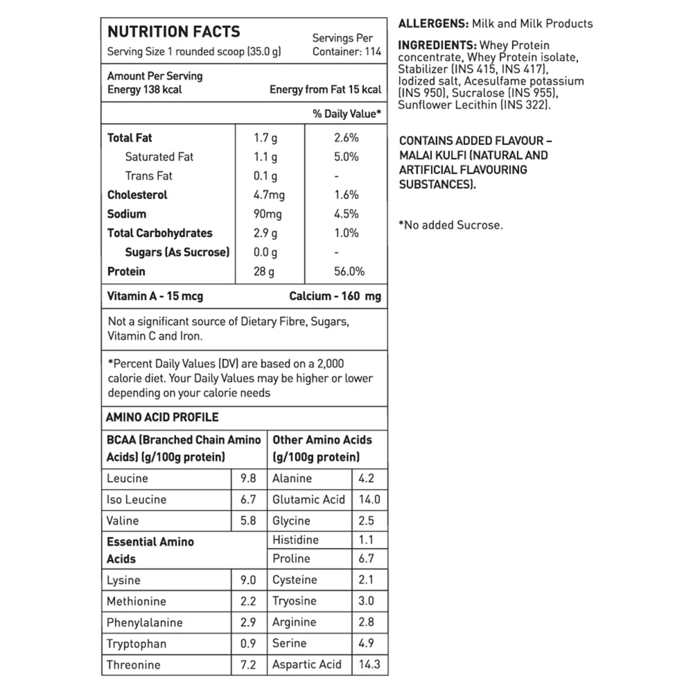 product specification