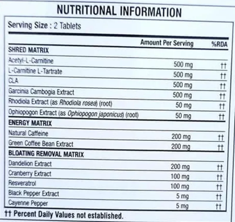 product specification