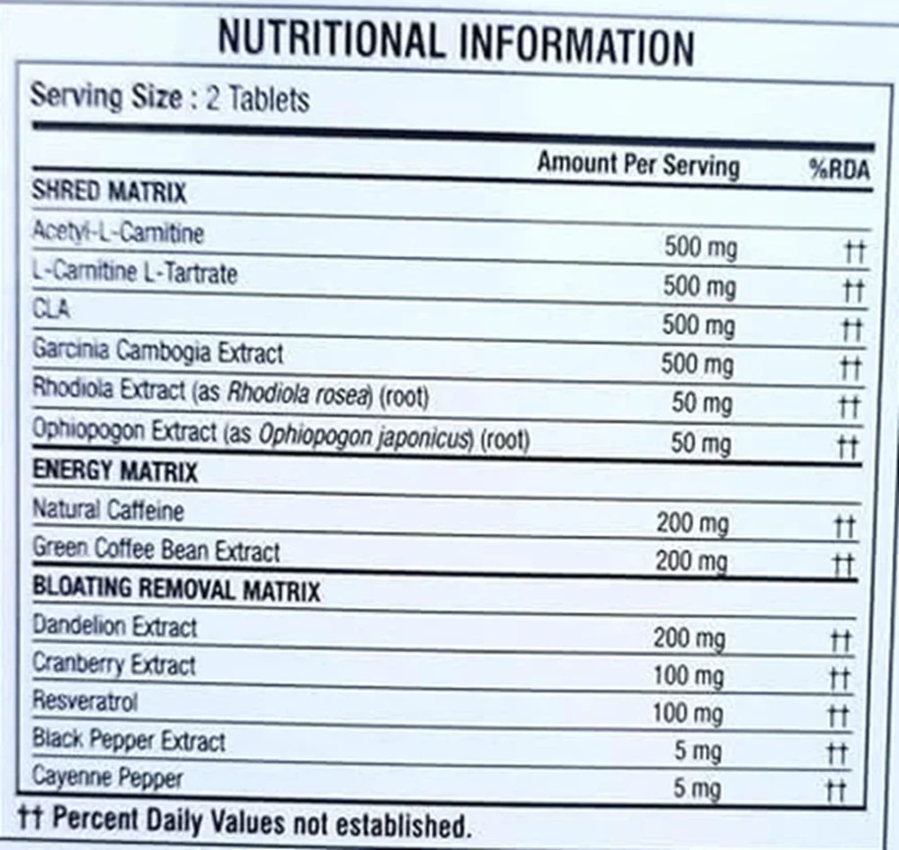 product specification