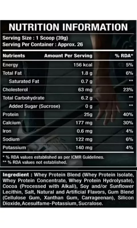 product specification