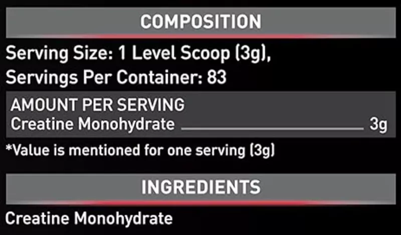 product specification