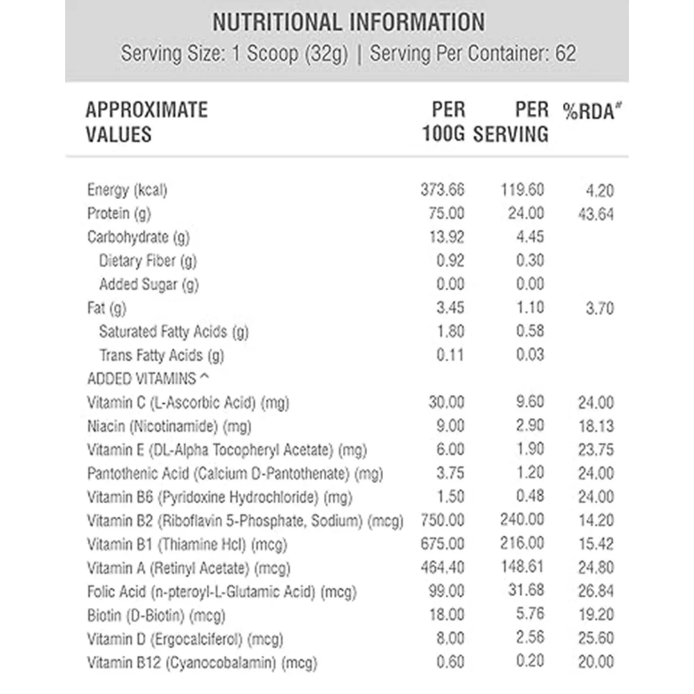 product specification