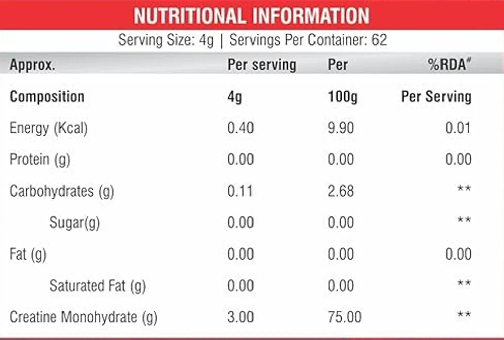 Healthfarm Creamax For Muscle Fruit Punch (250g)