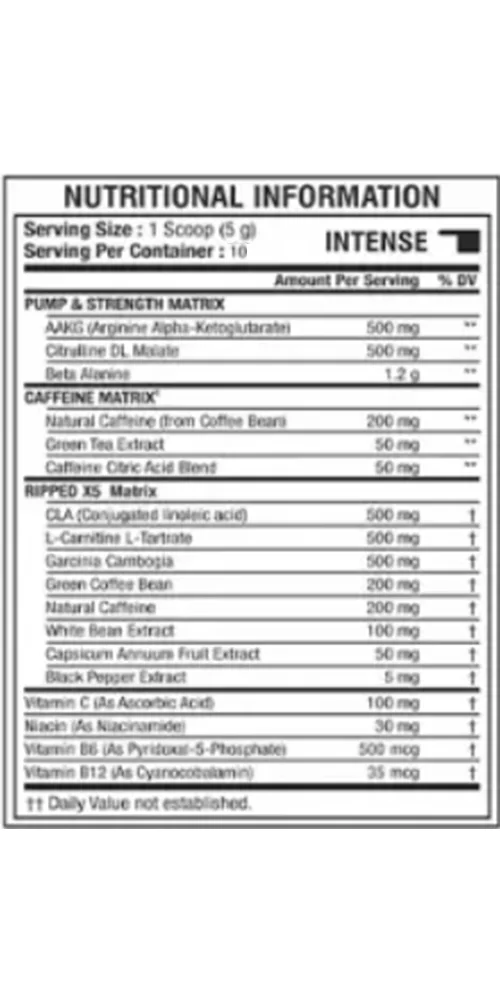 product specification
