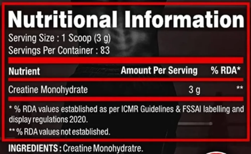 Doctor's Choice Creatine Monohydrate Blueberry (250g)