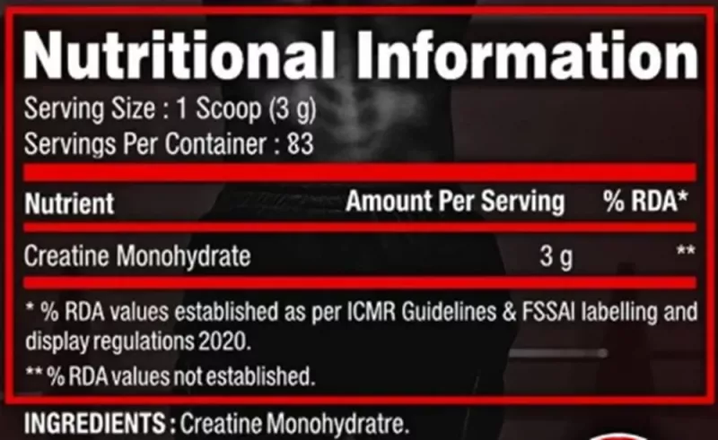 product specification