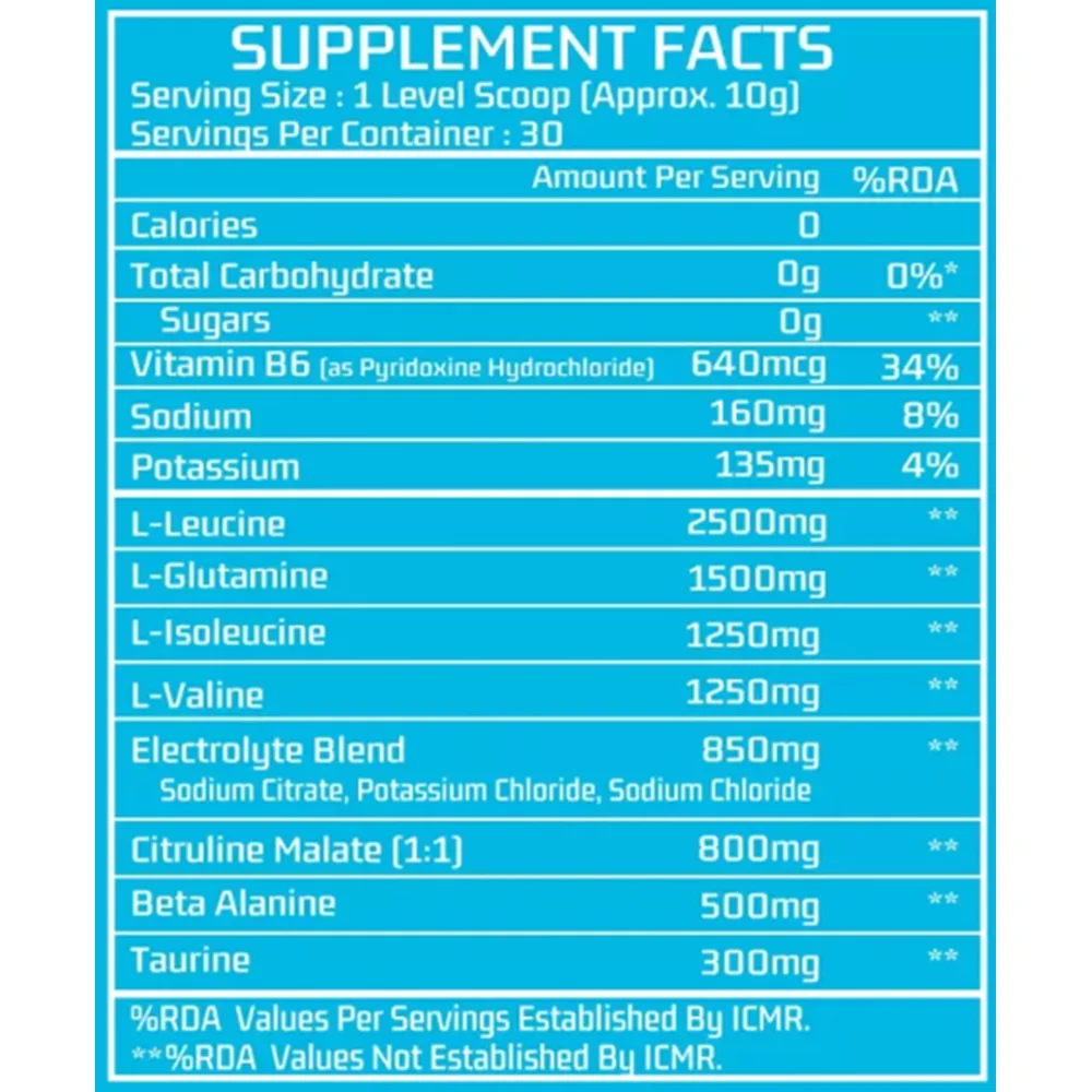 Myfitness Enrich Your Life iBCAA-H2O 30 Servings Icy Blackberry (300g)