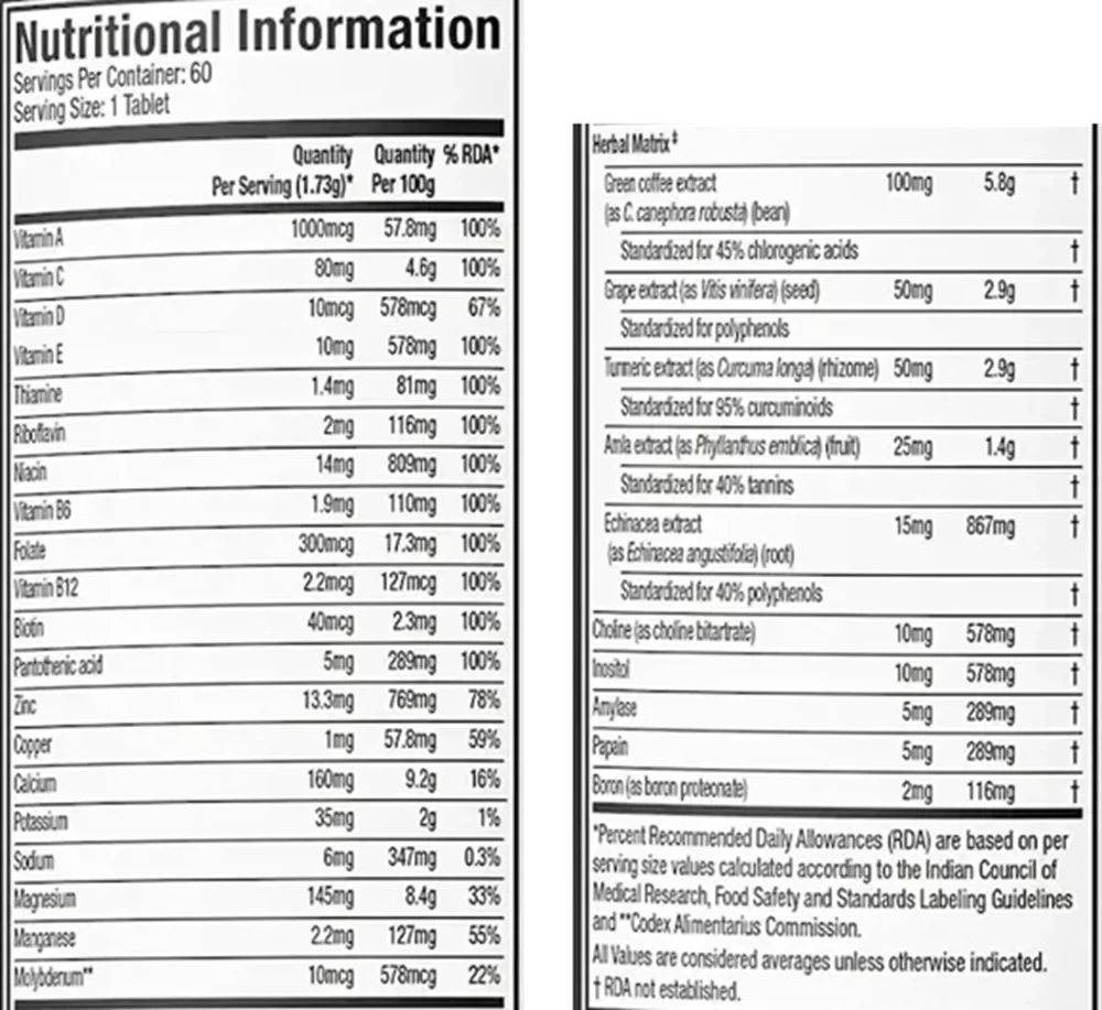 product specification