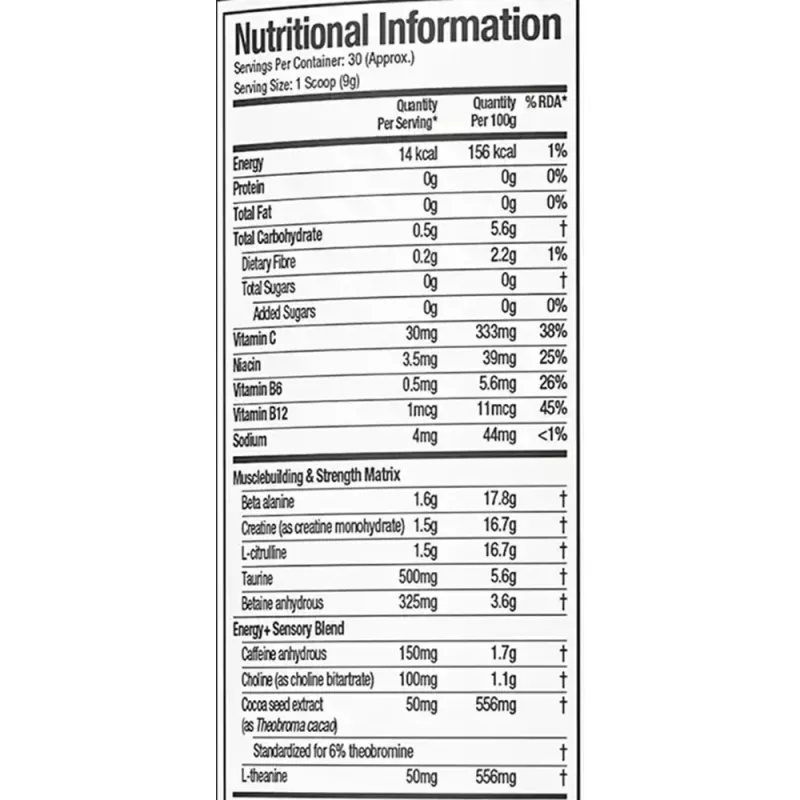 product specification