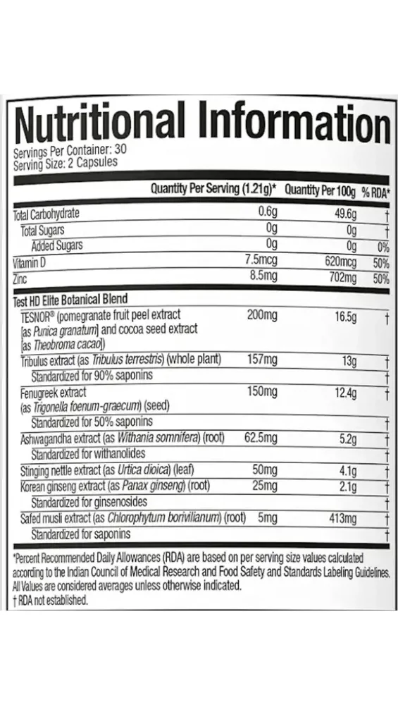 product specification