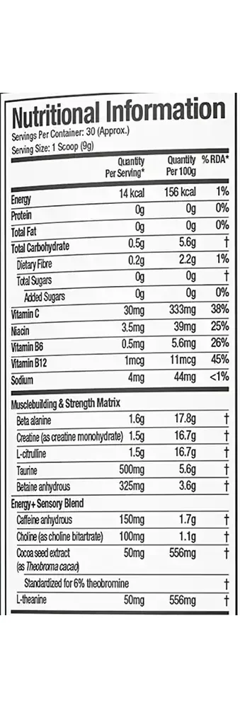 Muscletech Vapor X5 Blue Razz Popsicle (270g)