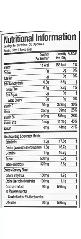 product specification