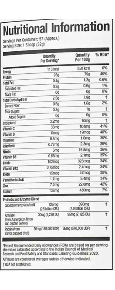 product specification
