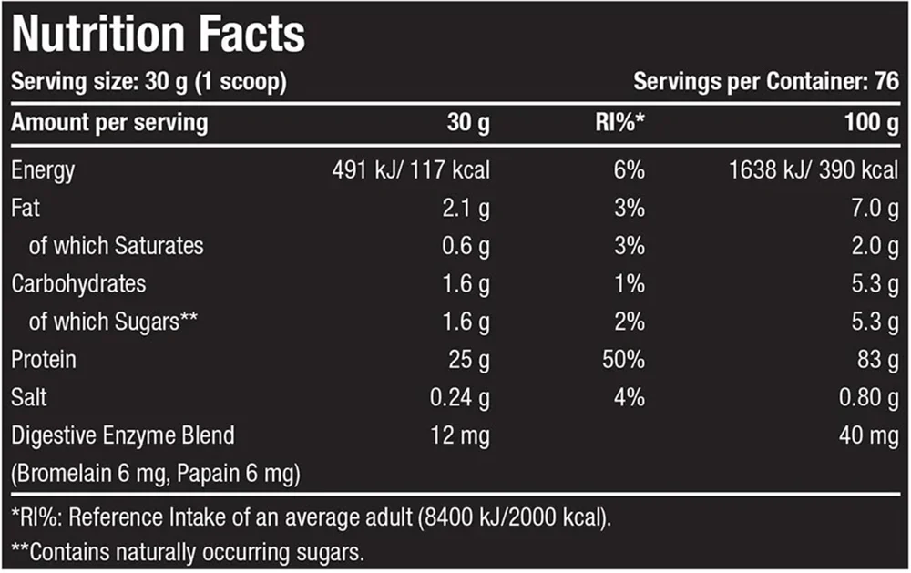 One Science 100% Premium Whey Protein Blueberry Muffin (2.27kg)