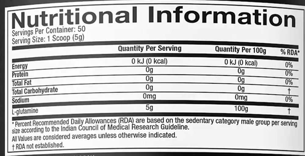 Muscletech Platinum 100% L-Glutamine Unflavored (250g)