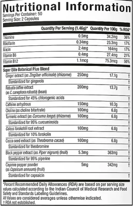 product specification