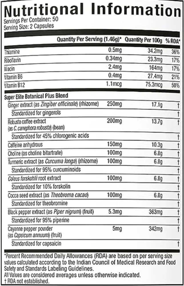 product specification