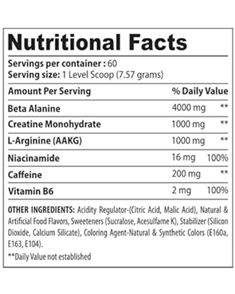 product specification