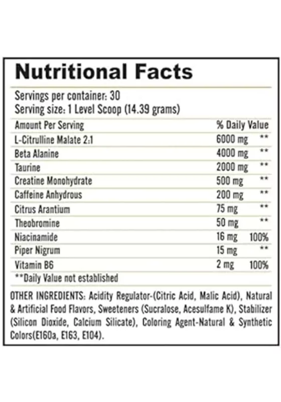 product specification