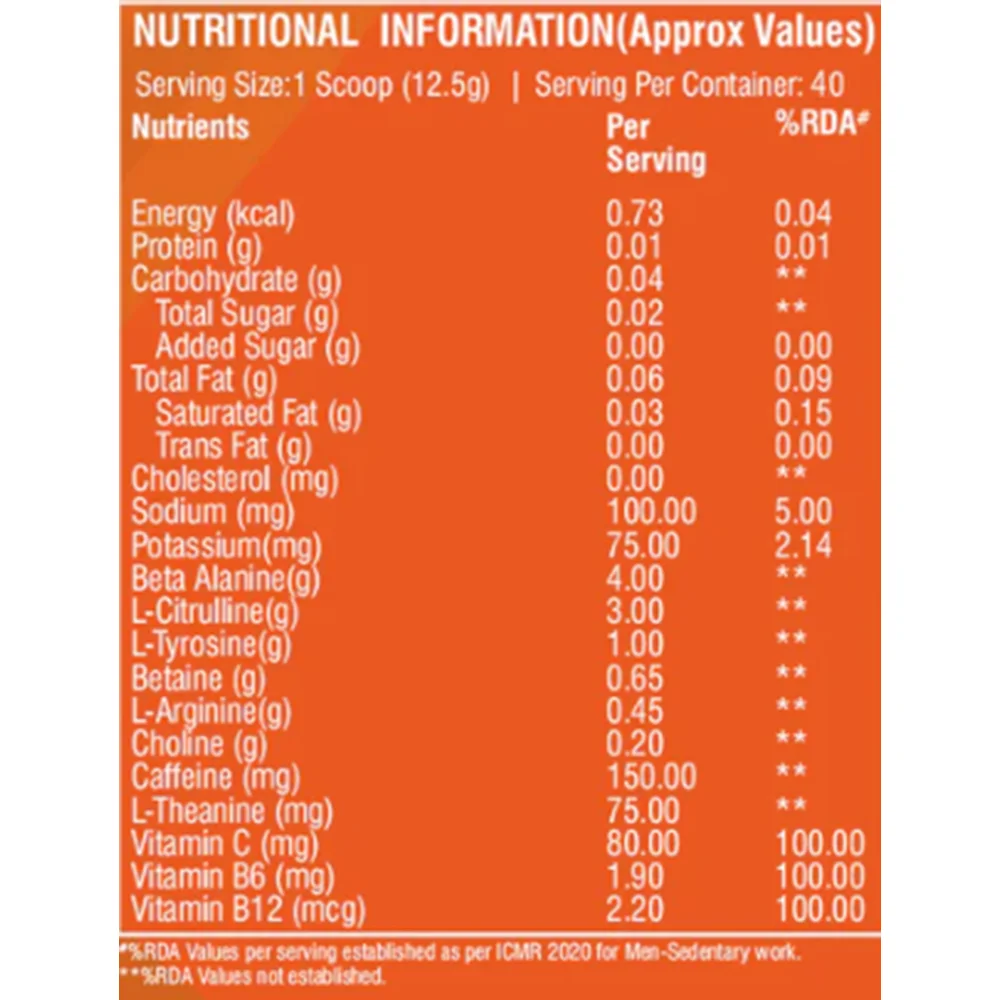 Healthfarm Thpre X Preworkout Island Crush (500g)