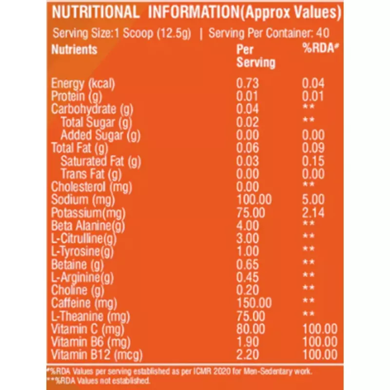 product specification
