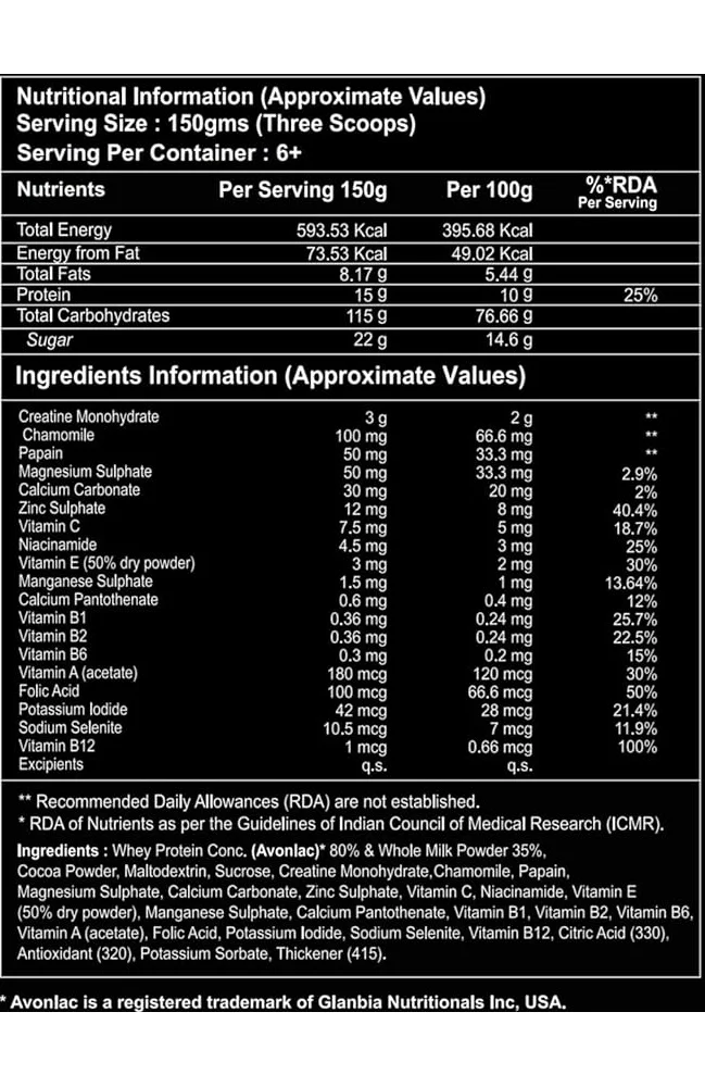 product specification