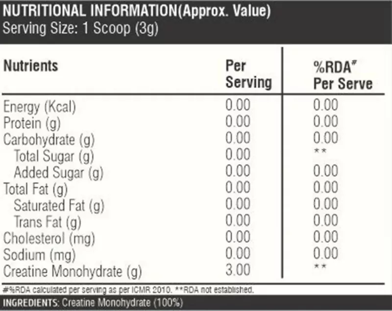 product specification