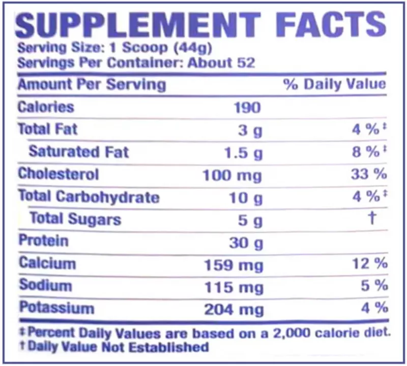 product specification