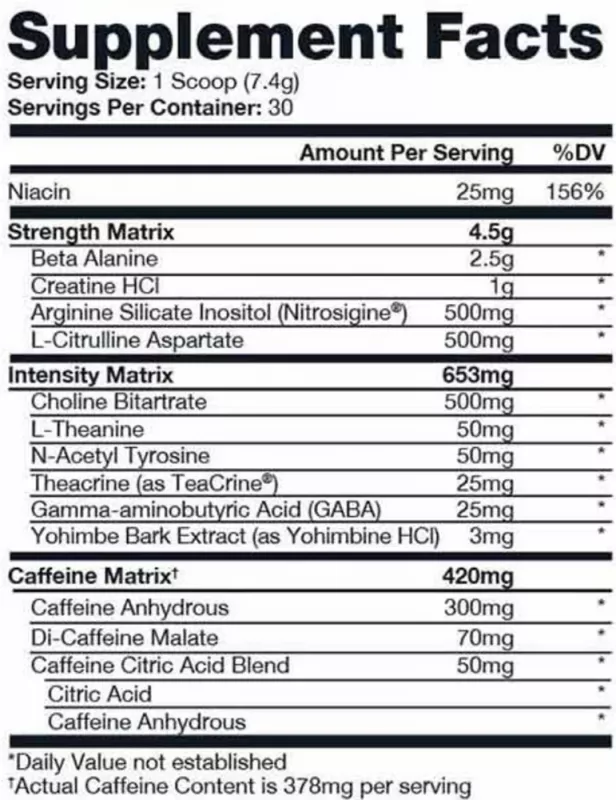 product specification