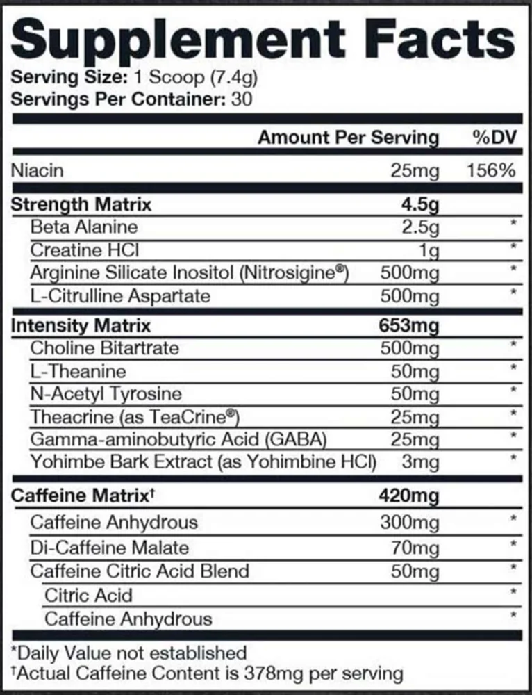 Prosupps Hyde Xtreme Hard-Hitting Energy Pre-Workout Sucker Punch (228g)