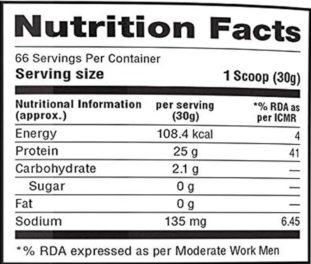 product specification