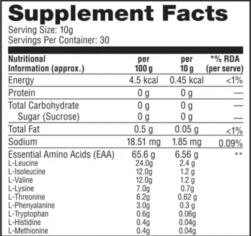 Labrada Eaa Power Essential Amino Acid Complex Grape (300g)