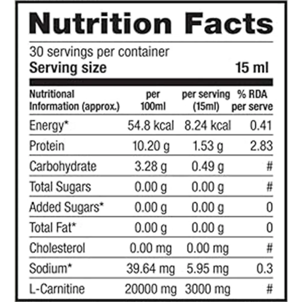 Labrada L-Carnitine 3000 Liquid Sweet Orange (450ml)