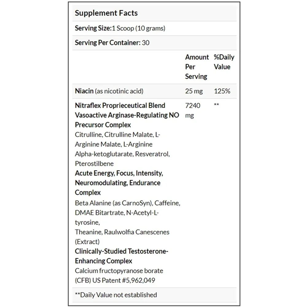 product specification