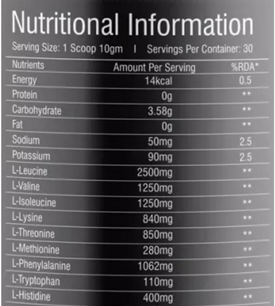 Quantum Nutrition Eaa With Bcaa 2:1:1 Orange (300g)
