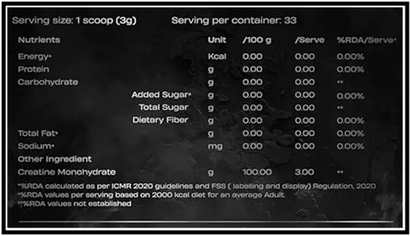 product specification