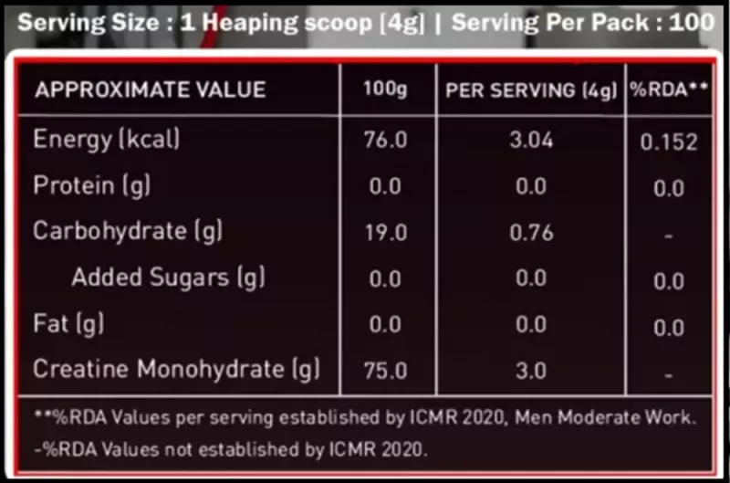 product specification