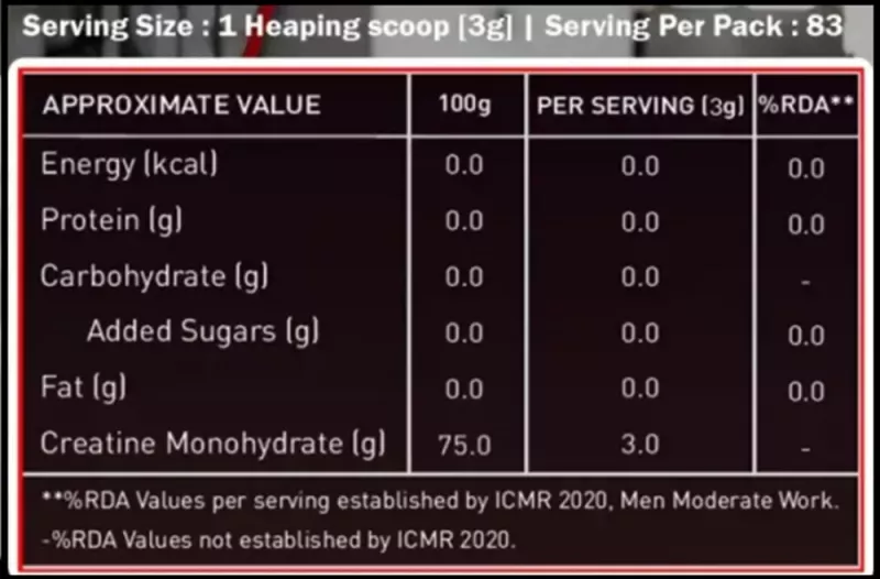product specification