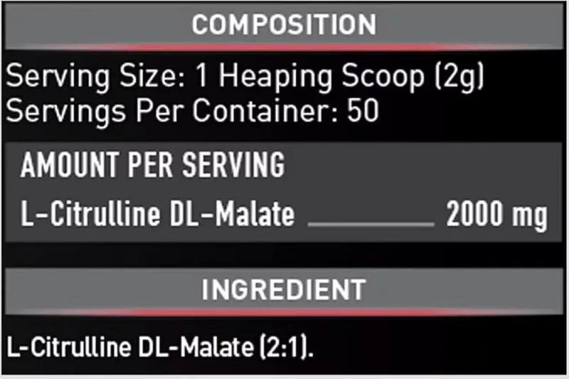 product specification
